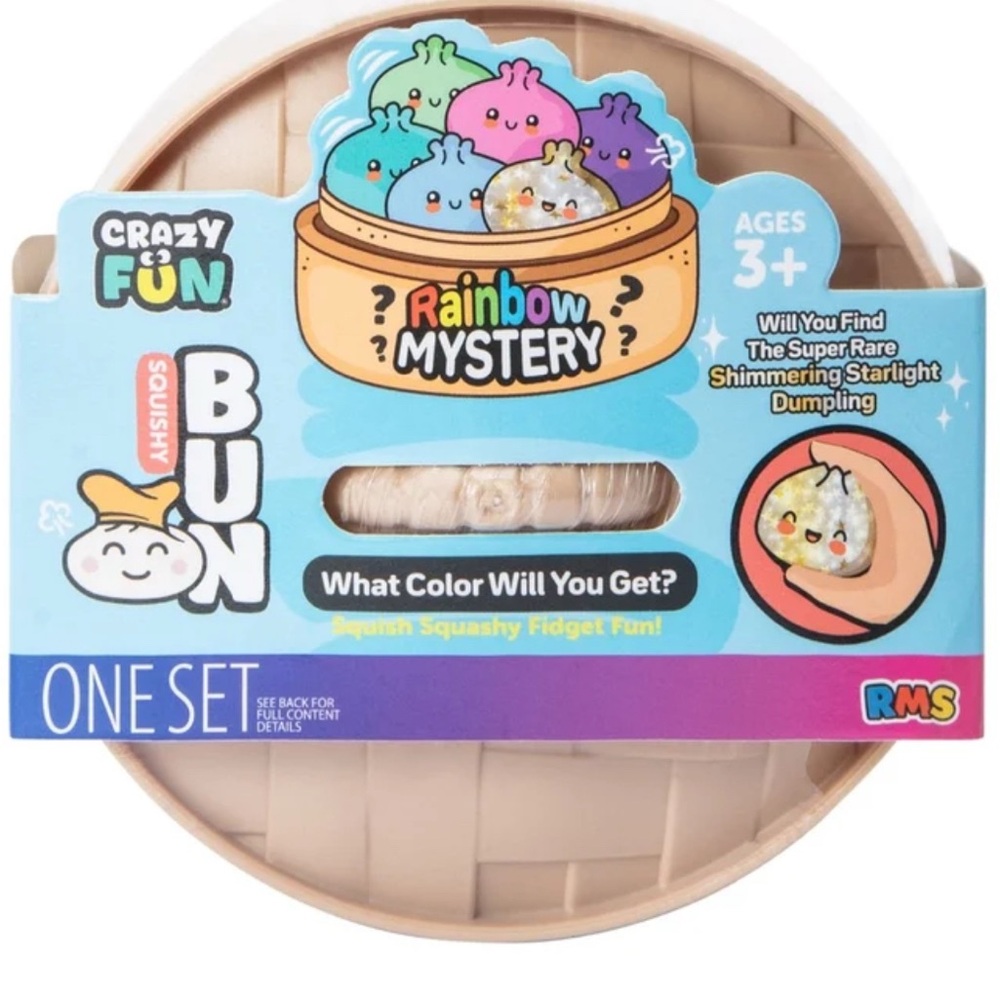 Crazy Fun Rainbow Mystery Squishy Dumpling Set